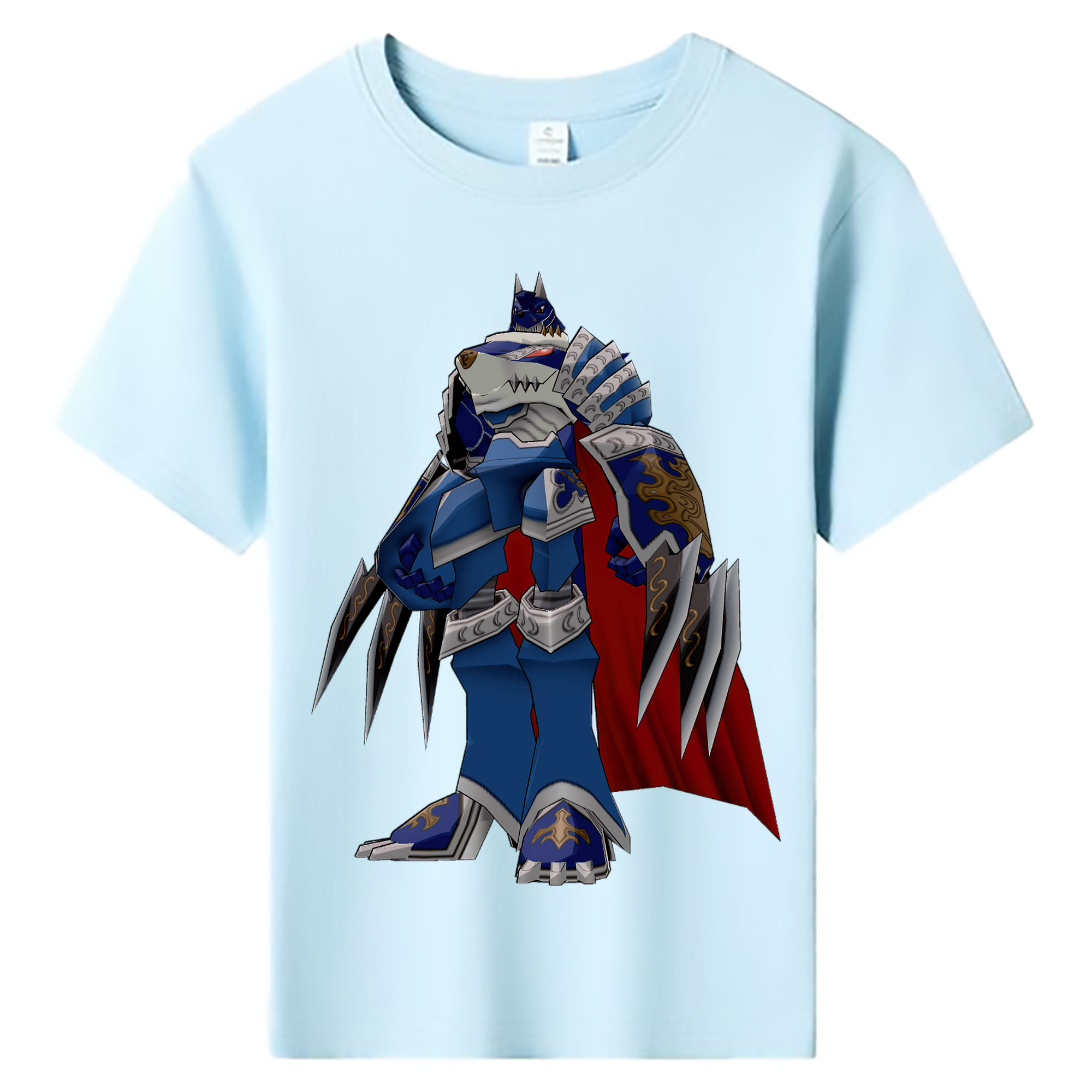 （画像用） Digimon デジタルモンスター/デジモン 綿100％キッズTシャツ（フロントプリント）